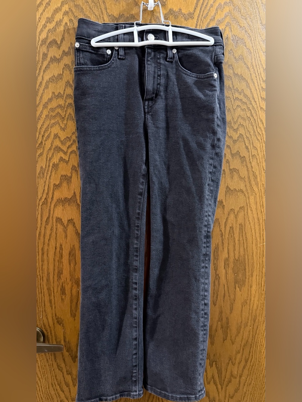 Madewell Size 26 Women’s Black Straight-Leg Jeans — Classic Everyday Denim